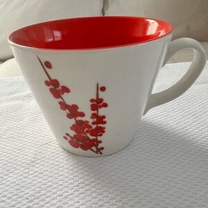 Starbucks 2008 Red Cherry Blossom 12 oz. coffee mug